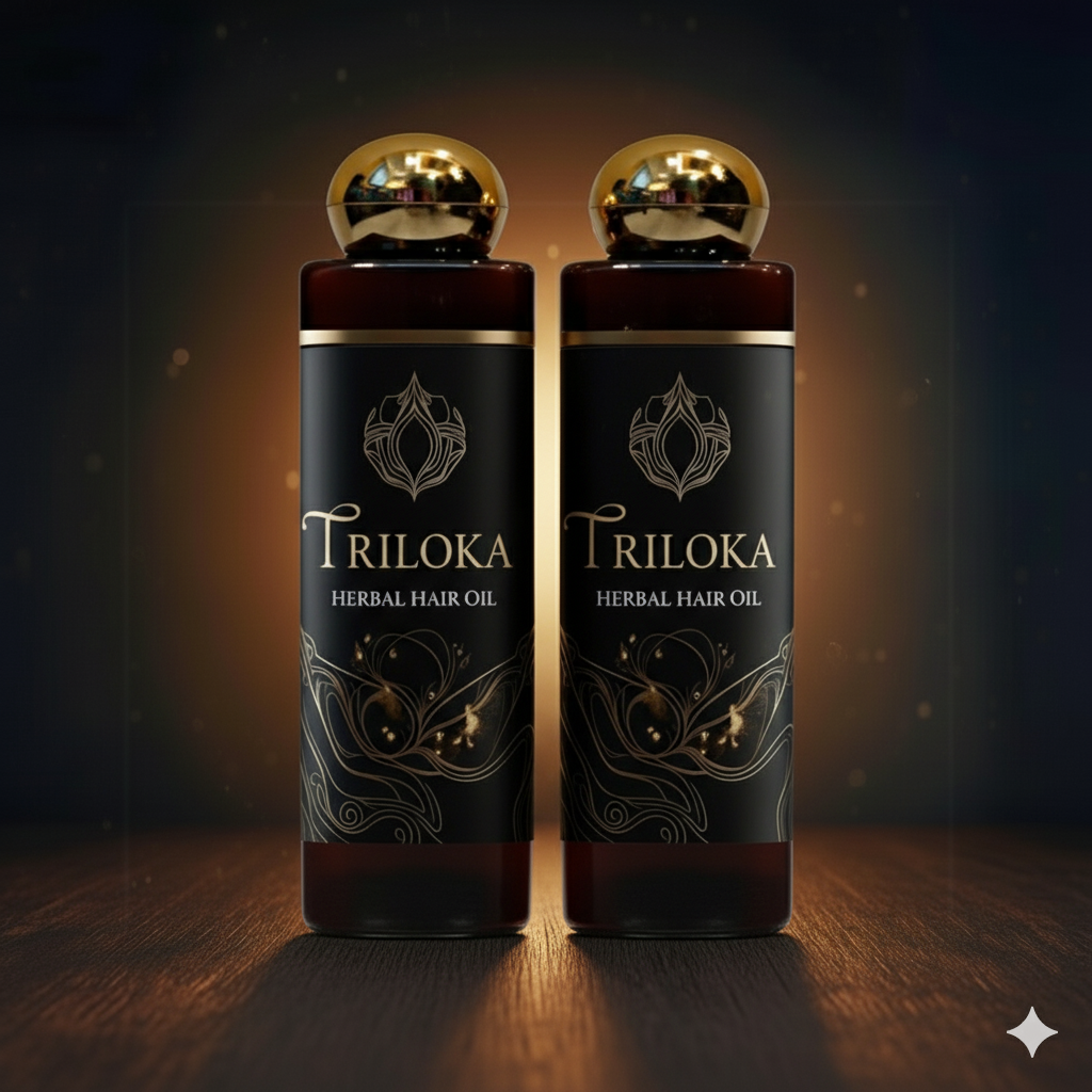 Triloka Herbal Hair Oil– 100% Stronger, Healthier Growth