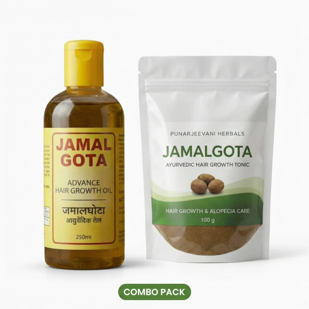Advanced Jamalgota Herbal Hair Oil With Powder-100% Intense Hair Care